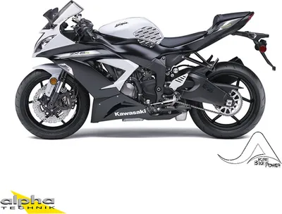 Produktbild von Stompgrip schwarz, Kawasaki ZX6R, 2009-19 ZX6R Ninja ZX600R