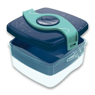 Obrázek produktu pro Maped 870104, Sada krabiček na oběd, Dětský, Modrá, Průhledná, ABS, Polypropylen (PP), Silikon, Jednobarevný, Čtverec