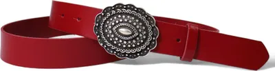 Produktbild von Ledergürtel Damen Echtleder 3 cm, verzierte Koppelschnalle, Gürtel FRONHOFER