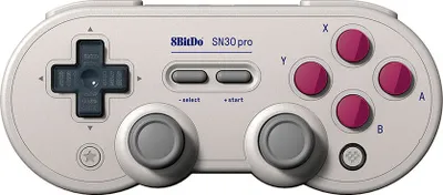 Produktbild von 8Bitdo SN30 Pro, Gamepad, Android, MAC, Nintendo Switch, PC, D-Pad, Schaltfläche Auswählen, Schaltfläche Start, Turbo-Taste, Analog / Digital, Verkabelt & Kabellos, Bluetooth/USB