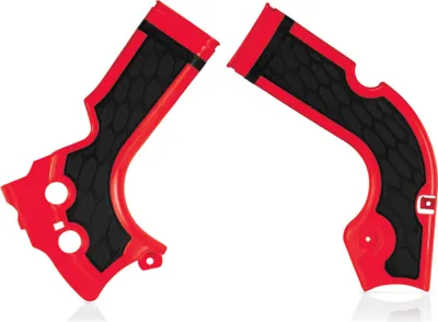 Zdjęcie produktu dla Ochraniacz ramy ACERBIS X-grip czerwony/czarny do HONDA CRF R