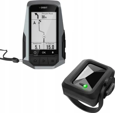 Zdjęcie produktu dla Licznik Komputer Rowerowy Nawigacja Gps + Czujnik Prędkości Rowerowy Zestaw