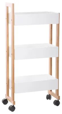 Produktbild von Badezimmerwagen, Bambusschrank BAMBOO - 3 Ebenen