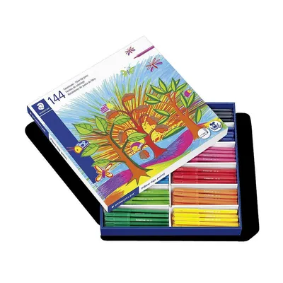 Produktbild von STAEDTLER Noris Club 325 - Filzstift - gemischte Farben - 1 mm (Packung mit 144)