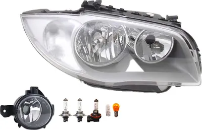 Zdjęcie produktu dla Johns, reflektory halogenowe pasujące do BMW 1 E81 E87 09/04-02/07 H7 R + przeciwmgielne+światła 63126924486 6924486 63176924656 6924656