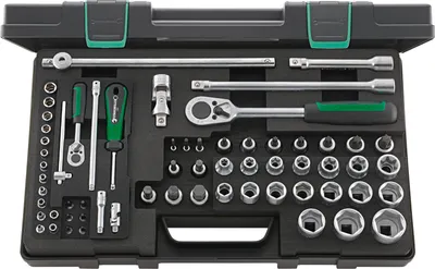 Produktbild von STAHLWILLE 96013702, Steckschlüssel-Satz, 63 Kopf/Köpfe, 483 mm, 289 mm, 6,5 kg