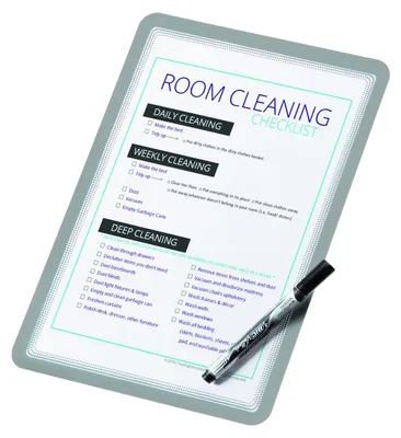 Productafbeelding van Djois, 194370 – Magnetisch whiteboard, A4, grijs, 2 stuks