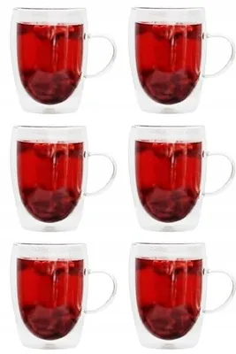 Produktbild von MPLCo Doppelwandige Gläser Kaffee Tee 300ml 6er Set