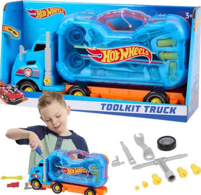 Image de Hot wheels toolkit truck - camion à outils - avec son et lumière