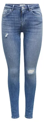 Image de Jeans "Onlpower Life Mid Push Sk Dt Rea264" de la marque Damen, couleur denim bleu moyen, taille M