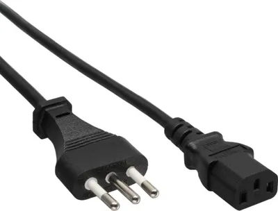 Produktbild von InLine® Netzkabel, Netzstecker Italien auf Kaltgerätestecker C13, 1,0m