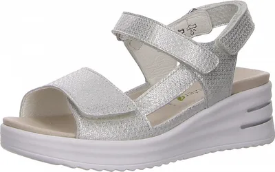 Produktbild von Waldläufer Damen Sandaletten DINA 21999-3.5, 21999-4, 21999-4.5, 21999-5, 21999-5.5, 21999-6, 21999-6.5, 21999-7, 21999-7.5, 21999-8 WDL-795008-187 SILBER 6.5