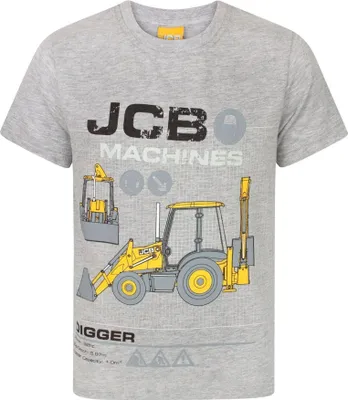 JCB - Detské tričko NS7641 (146-152) (škvrnitá sivá)