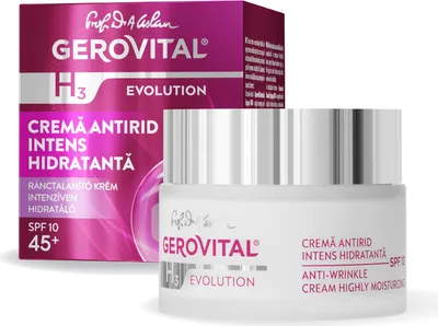 Produktbild von Gerovital Anti-Falten-Creme stark feuchtigkeitsspendend LSF 10 50 ML