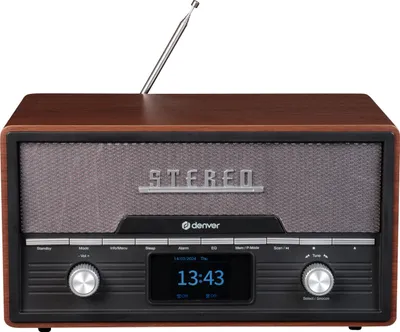 Produktbild von Denver MDA-525 Retro Anlage mit DAB+, Bluetooth & CD-Player