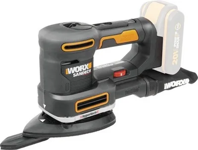 Produktbild von Akku-Multifunktionsschleifer 5-in-1 WORX 20V WX820.9, inkl. Zubehör + GRATIS Zugabeartikel Ersatzakku WA3644 4,0 Ah 20V