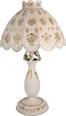 Produktbild von Clayre & Eef Tischlampe Ø 41x69 cm Beige Metall
