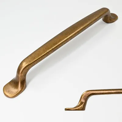 Image de Poignées de meubles rétro en bronze, 160 mm, alliage de zinc, pour armoires et tiroirs
