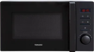 Produktbild von Tomado Tomado TMS2002B - Solo-Mikrowellenherd - 20 Liter - Mit Display - 5 Mikrowellenmodi - Innenbeleuchtung - Mattschwarz