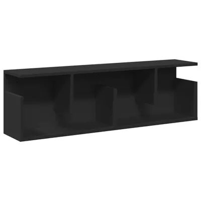 Zdjęcie produktu dla vidaXL Szafka ścienna 100x20x30 cm czarny materiał drewnopochodny