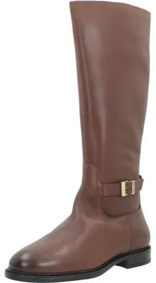Obrázek produktu pro Tommy Hilfiger Fw0Fw09572 Buckle Leather Knee Boot Hnědý