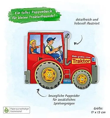 Obrázok produktu pre Trötsch Pappenbuch Räderbuch Hier kommt die Müllabfuhr