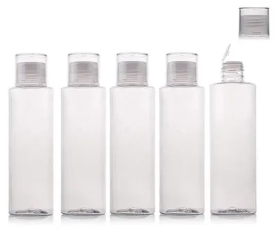Produktbild von Reisebeutel-Set 6er - 150ml - Leder - Reisegepäck zugelassen - Wasserdicht - Praktisches Design - Ideal für Kosmetikartikel - Reisebeutel