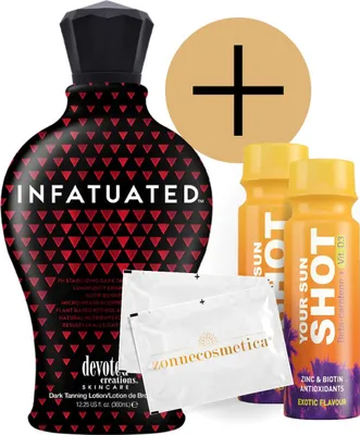 Produktbild von Devoted Creations - Infatuated + 2 Your Sun Shots + 2 Erfrischende Tücher