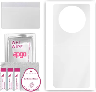 Produktbild von apgo Rückseite Schutzfolie, klar, kompatibel mit Honor X9 4G, Hinten Hydrogel-Displayschutzfolie mit Positionierhilfe, kratzfest, einfache Montage