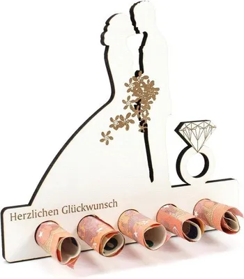 Produktbild von Famanu Geldgeschenk Hochzeit - Personalisierte Geldverpackung