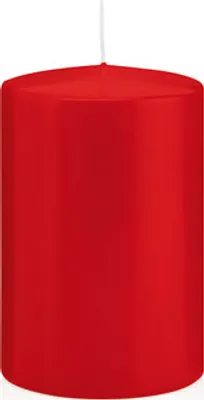 Produktbild von Stumpenkerzen Rot 60 x 40 mm, 24 Stück