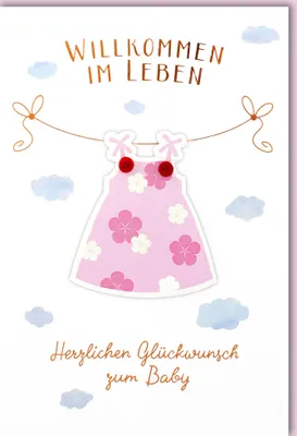 Produktbild von Geburt – Baby – Freudiges Ereignis - Karte mit Umschlag 18