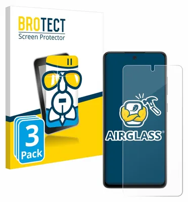 A product package for a screen protector, with a smartphone and a screen protector shown.