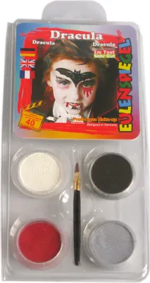 Produktbild von Wasserschminke - Motivset, Sortierte Farben, Dracula, 1Set