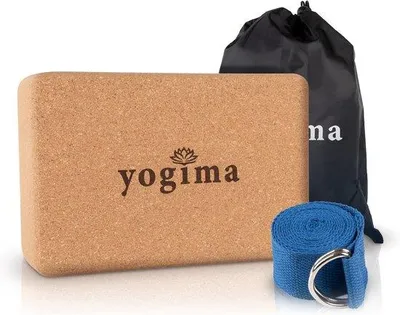 Produktbild von Yogablock Kurk 183cm Antirutsch für Stretching Übungen Fitness