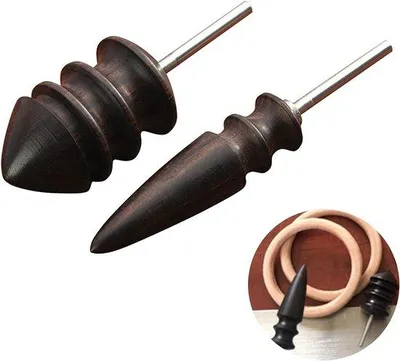 Immagine prodotto di Set di utensili per la lavorazione del cuoio, realizzato a mano, fai da te, lavorazione del cuoio, 2 pezzi, ideale per la lavorazione del cuoio e il bricolage
