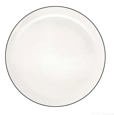 Obrázek produktu pro ASA Selection ligne noire Piatto, ligne noire bílá lesklá