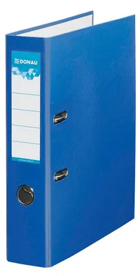 Produktbild von DONAU Klassik Ordner blau Karton 7,5 cm DIN A4, 1 St.