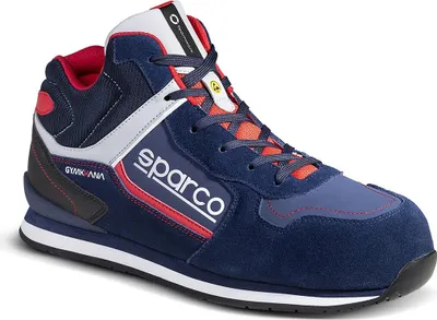 Obrázok produktu pre Bezpečnostná obuv SPARCO GYMKHANA OLYMPUS ESD S3 SRC HRO (modrá tmavočervená)