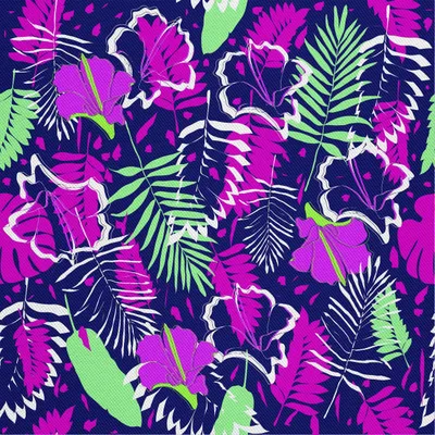Image de OUTDOOR DECORATIVE OXFORD - Motif feuilles de palmier I DX082