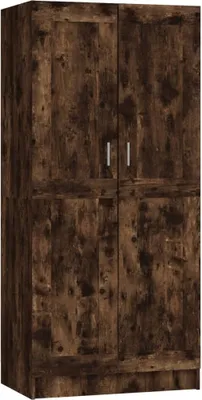 Produktbild von Kleiderschrank Räuchereiche 82,5x51,5x180 cm Holzwerkstoff