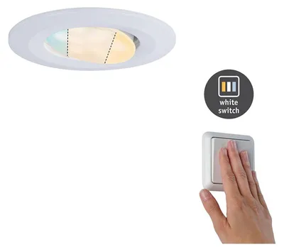 Zdjęcie produktu dla Lampa wpuszczana LED HomeSpa Calla CCT z możliwością ściemniania ciepła biała IP65