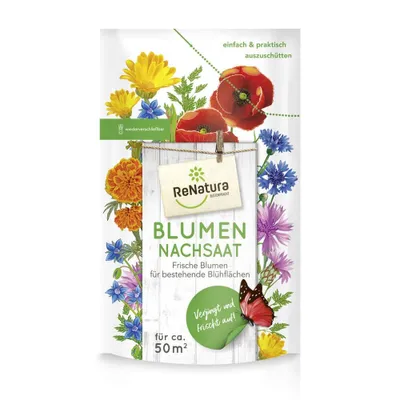 Produktbild von Blumennachsaat (275 g) | Blumenwiese von ReNatura
