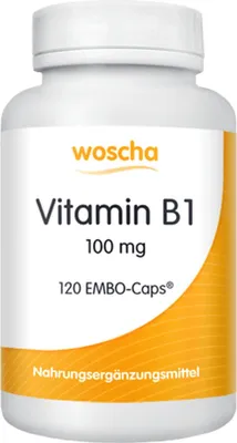 Produktbild von Woscha Vitamin B1 100 mg- 120 EMBO-Caps