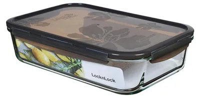 Productafbeelding van Opbergbox "Boroseal", 3,6 liter, rechthoekig, 34,5 x 23,6 x 8,8 cm, transparant