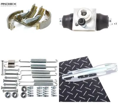 Produktbild von RIDEX Bremsensatz Trommelbremse Hinten für VW GOLF II (19E, 1G1) 3859B0270