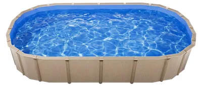 Obrázek produktu pro Oválná bazénová fólie, 360 x 623 cm, bazénová fólie UniBead pro výšku stěn 120 cm, vysoce kvalitní silný vinyl, snadná instalace s opravnými záplatami proti úniku vody, pro nadzemní bazény s ocelovými stěnami, venkovní použití, modrá