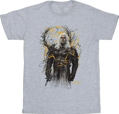 Produktbild von Netflix - "The Witcher" T-Shirt für Herren BI48330 (XXL) (Grau)