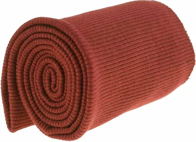16x80cm Bündchen Strickbündchen Bündchenstoff Baumwolle kupferbraun