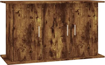 Image de vidaXL Support pour aquarium chêne fumé 101x41x58 cm Bois composite